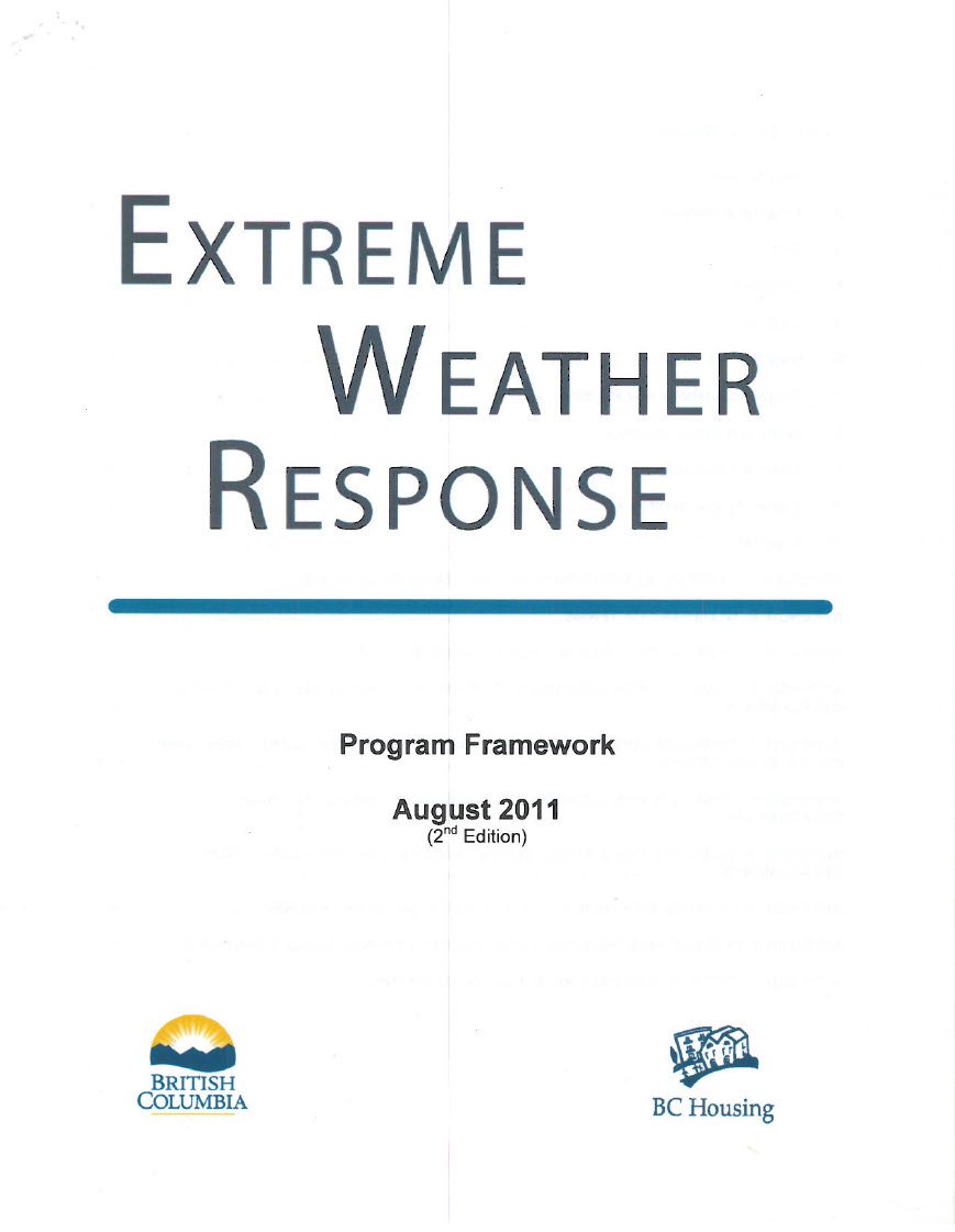 Cover Image EWR-Program-Framework-2011