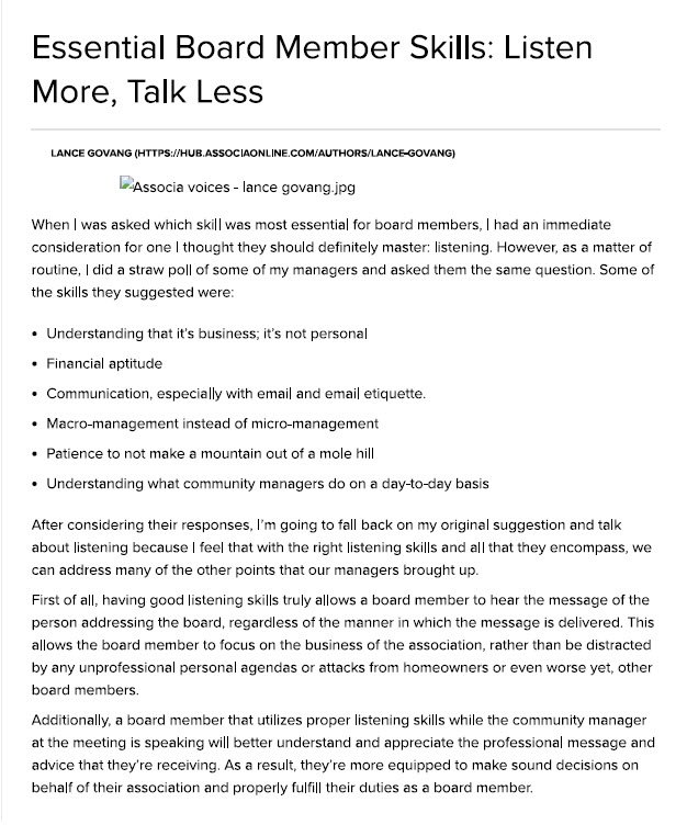 Essential Board Member Skills_ Listen More, Talk Less