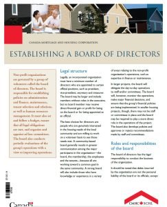 Cover Image Establishing a board of directors