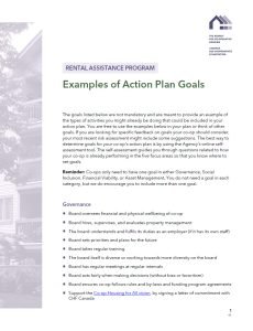 Cover Image Examples of Action Plan Goals