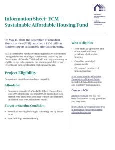 Cover Image FCM Sustainable Affordable Housing Fund