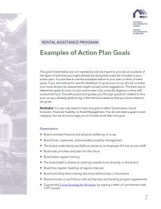 Cover Image Financial examples of action plan goals