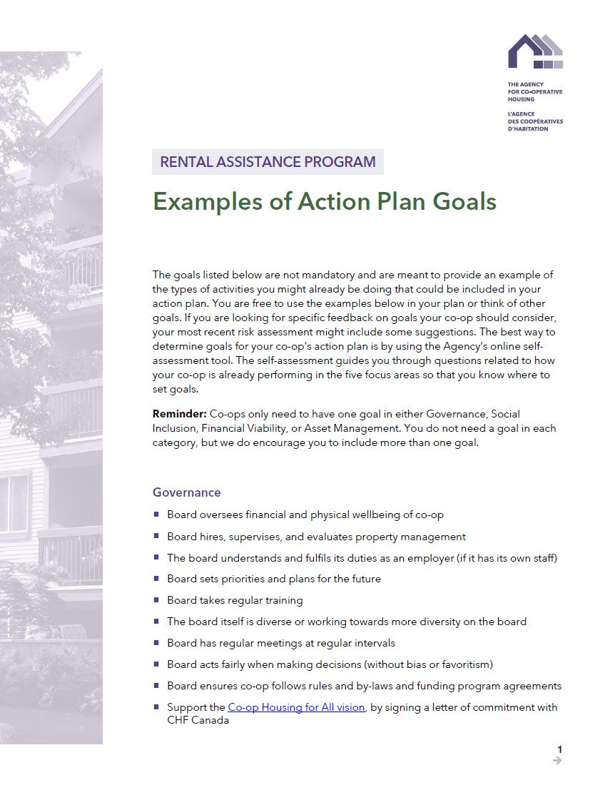 Cover Image Financial examples of action plan goals