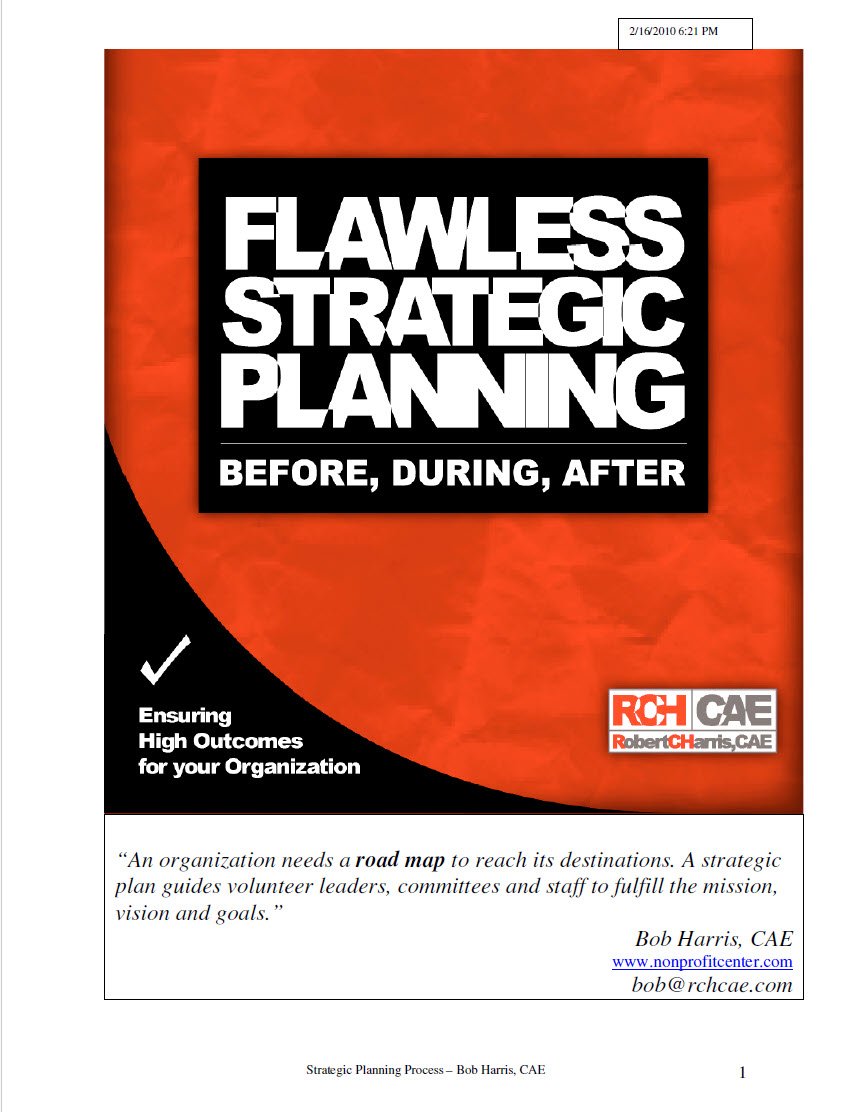 Flawless Strategic Planning Before, During, After