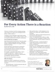 Cover Image For Every Action There is a Reaction