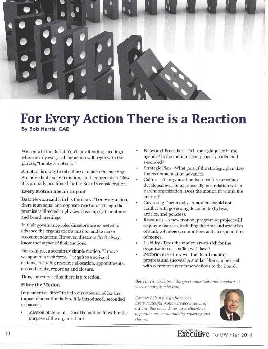 Cover Image For Every Action There is a Reaction