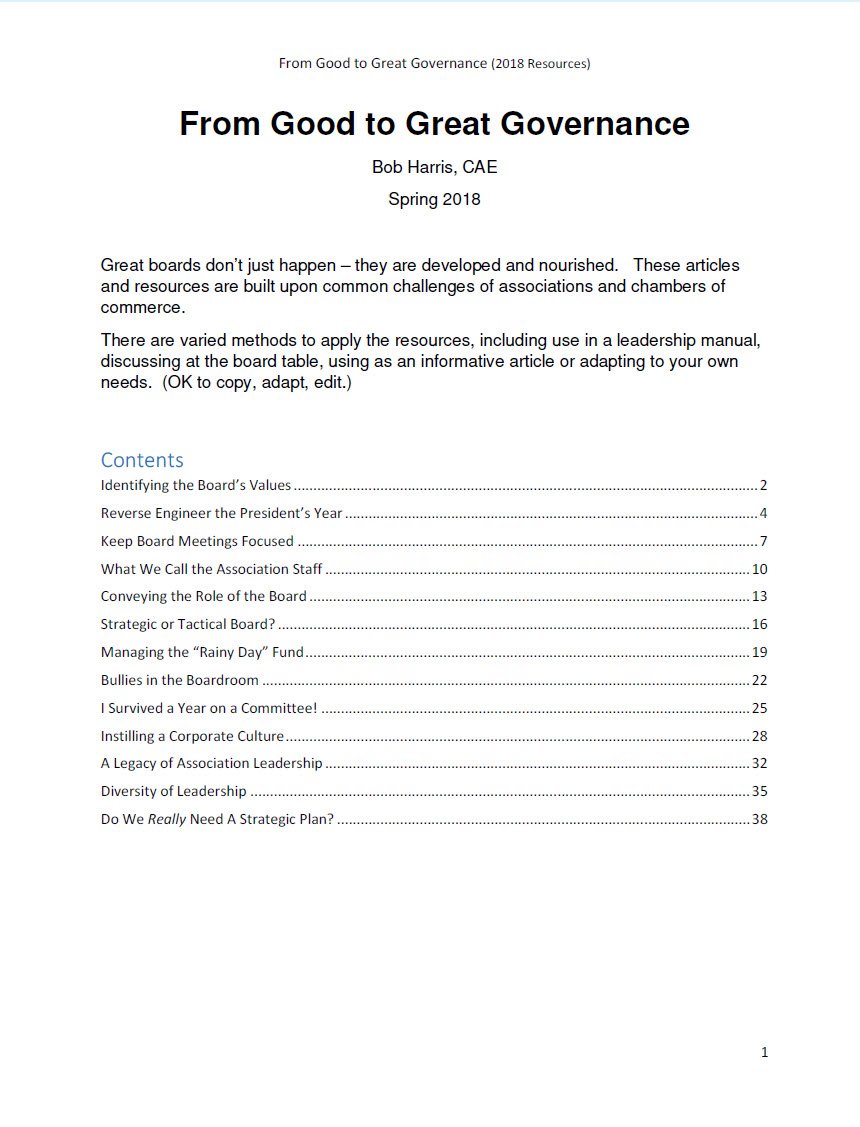 Cover Image From Good to Great Governance