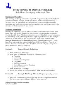 Cover Image From Tactical to Strategic Thinking