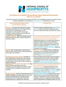 Cover Image Governance tip sheet