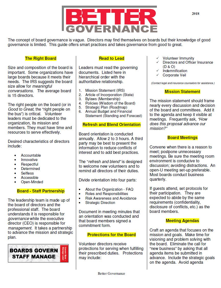 Cover Image Guide to Better Governance