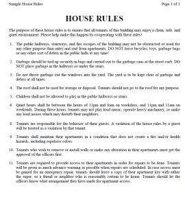 Cover image House Rules