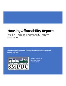 Cover Image Housing Affordability Report- Maine Housing Affordability Indices