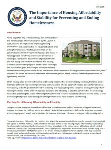 Cover Image Housing Affordability and Stability end homelessness