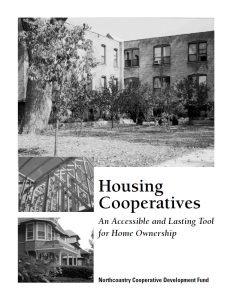 Cover Image Housing Cooperatives an Accessible and Lasting Tool for Home Ownership