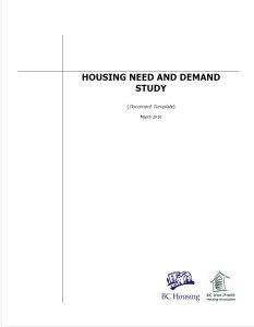 Cover Image Housing Need Demand Study Template