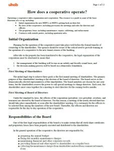 Cover Image How does a cooperative operate