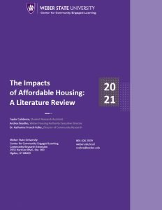 Cover image Impacts of Affordable Housing A Literature Review
