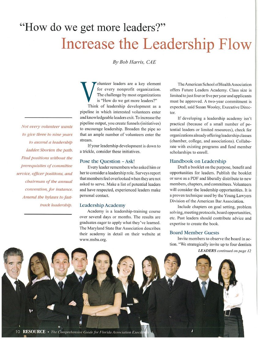 Cover Image Increase the Leadership Flow