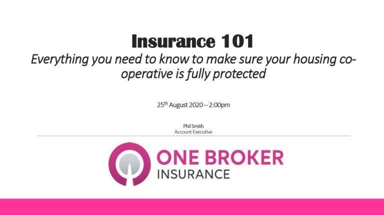 Cover Image Insurance 101 Everything you need to know to make sure your housing cooperative is fully protected