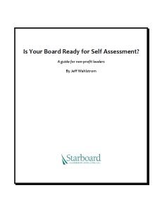 Cover Image Is your Board Ready for Self Assessment