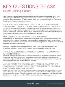 Cover Image Key Questions to ask Before Joining A Board