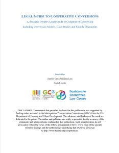 Cover Image Legal Guide to Cooperative Conversions