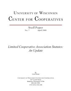 Cover Image Limited Cooperative Association Status