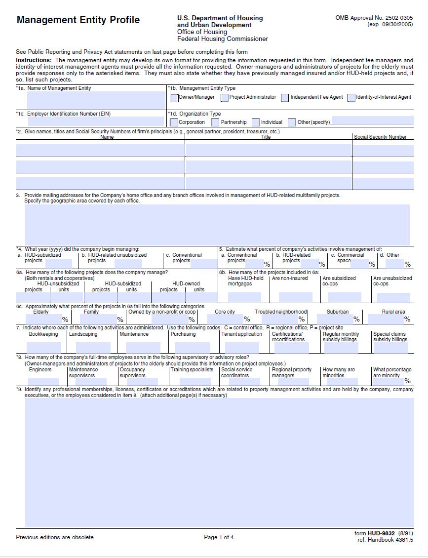 Management Entry Profile