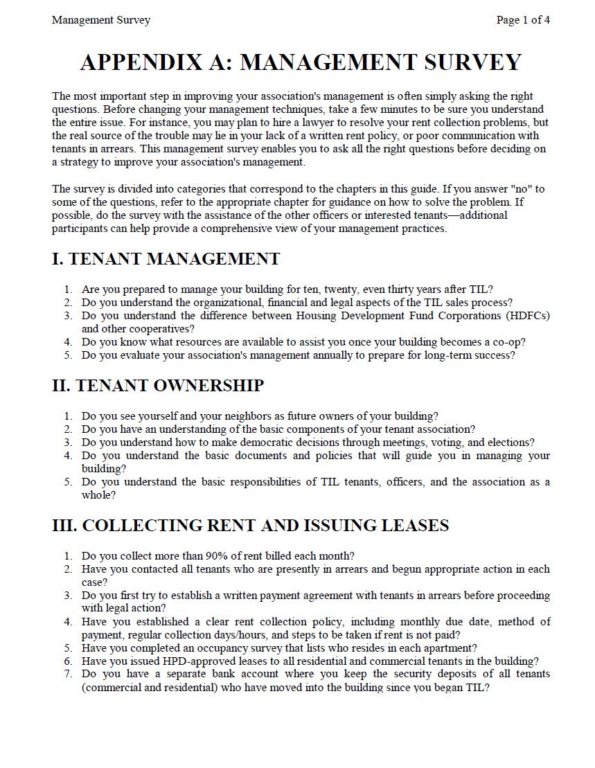 Cover Image Management Survey guide