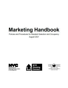 Cover Image Marketing Handbook Policies and Procedures for Resident Selection and Occupancy