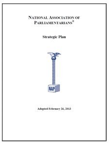 Cover Image NAP Strategic Plan