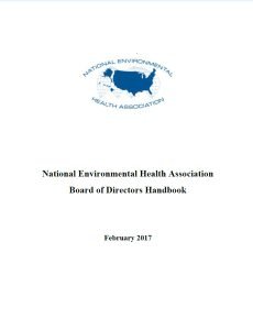 Cover Image NEHA Board of Directors Handbook