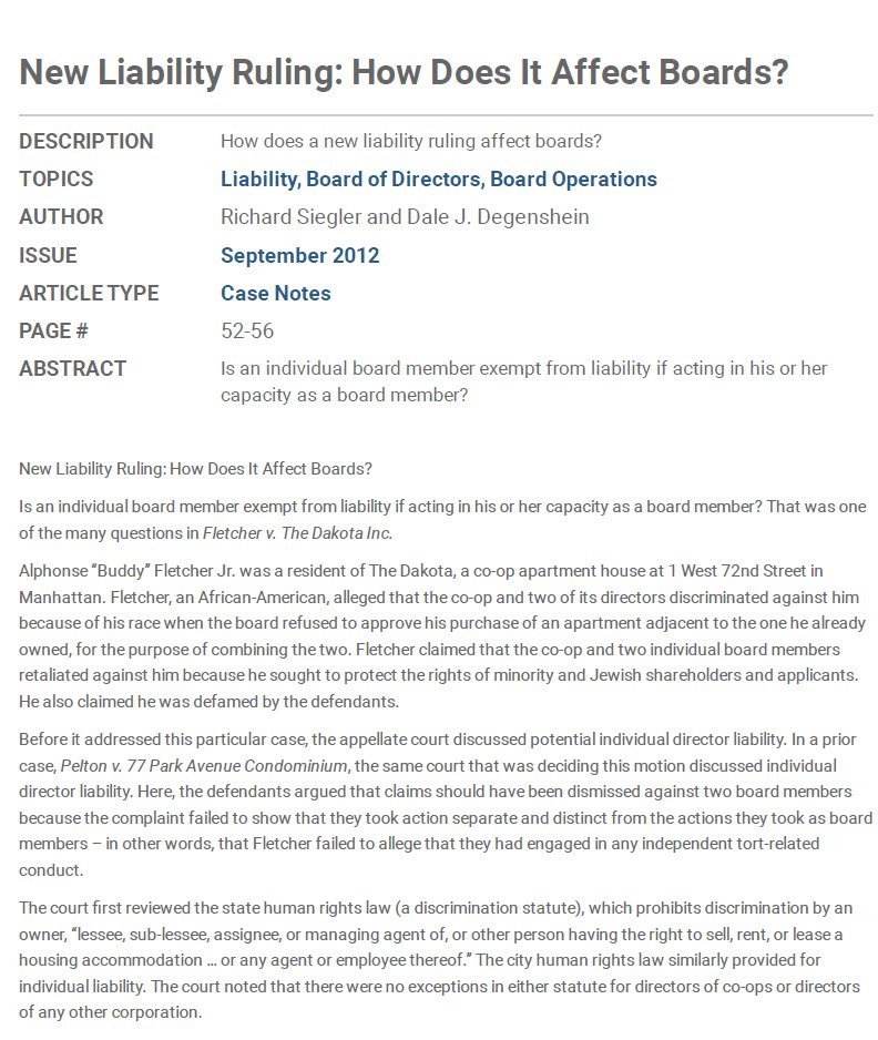 Cover Image New Liability Ruling - How Does It Affect Boards