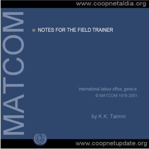 Cover Image Notes for Field Trainer
