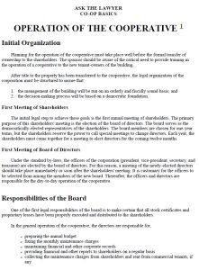 Cover Image Operation of the Cooperative