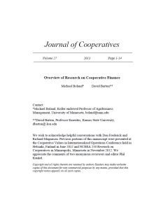 Cover Image Overview of Research of Cooperative Finance