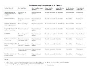 Cover Image Parliamentary Procedure at a Glance 2