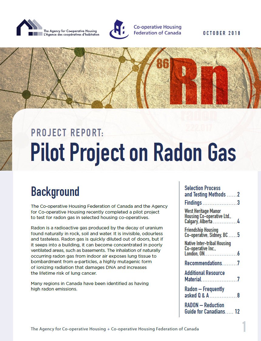 Pilot Project on Radon Gas