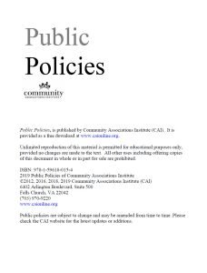 Cover Image Public Policies