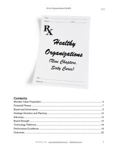 Cover Image RX for Organization Health