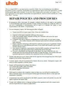 Cover Image Repair Policy and Procedures
