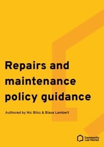 Cover Image Repairs and Maintenance Policy Guidance