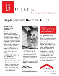 Cover Image Replacement Reserve guide