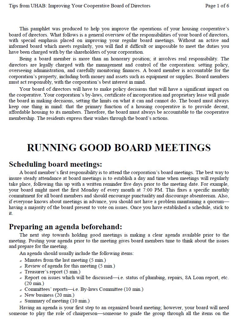 Cover Image Running Good Board Meetings