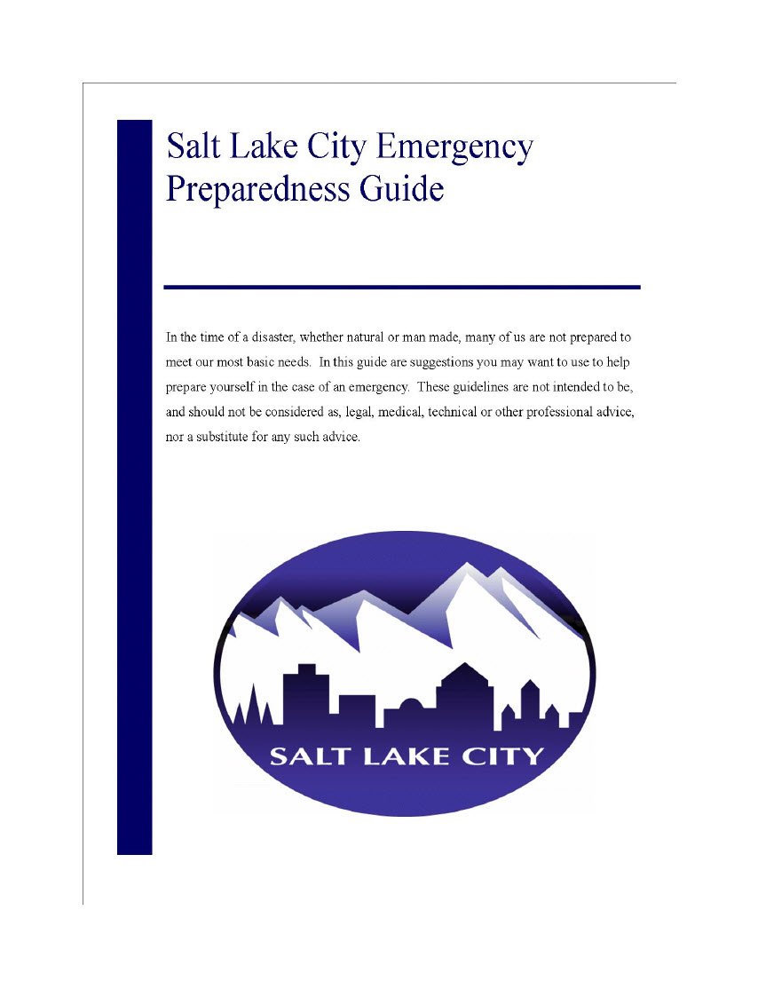 Cover Image Salt Lake City Emergency Preparedness Guide
