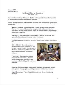 Cover Image Set Ground Rules for committee