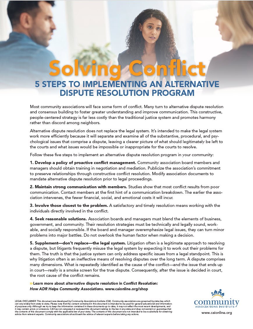 Cover Image Solving Conflict 5 steps to Implementing