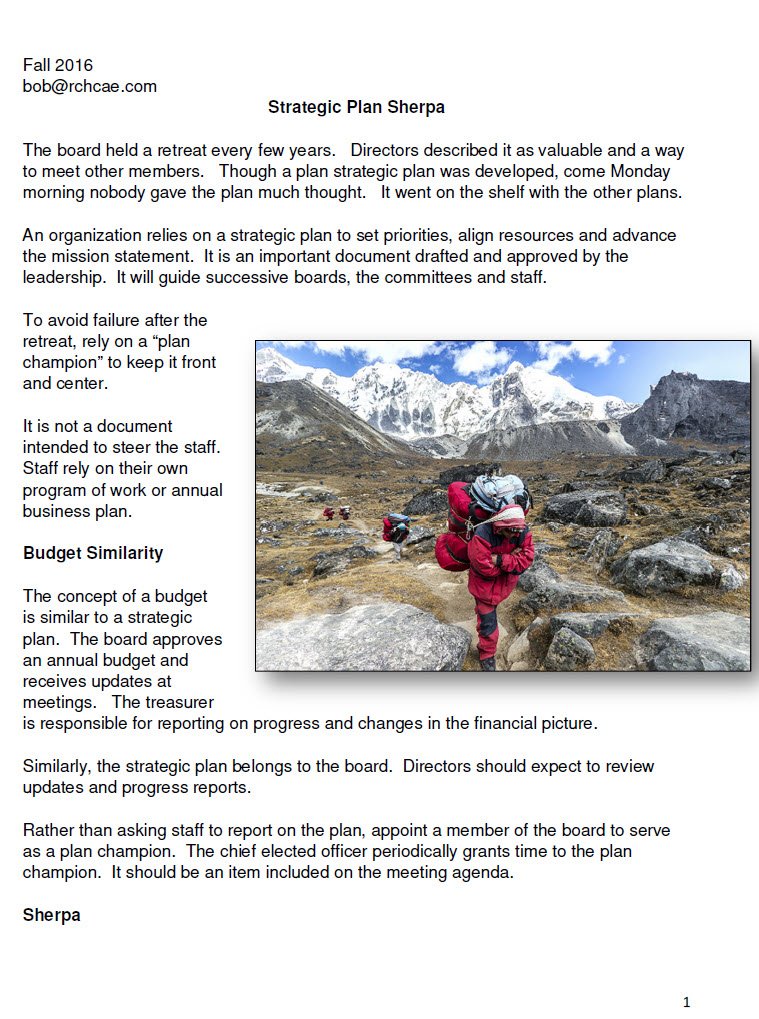 Cover Image Strategic Plan Sherpa