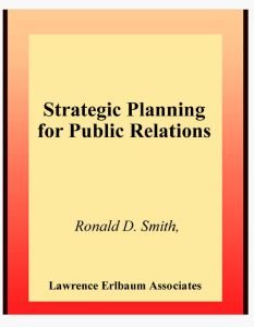 Cover Image Strategic Planning for Public Relations