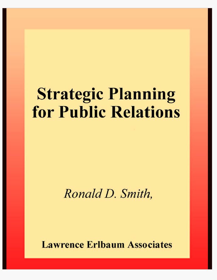 Cover Image Strategic Planning for Public Relations